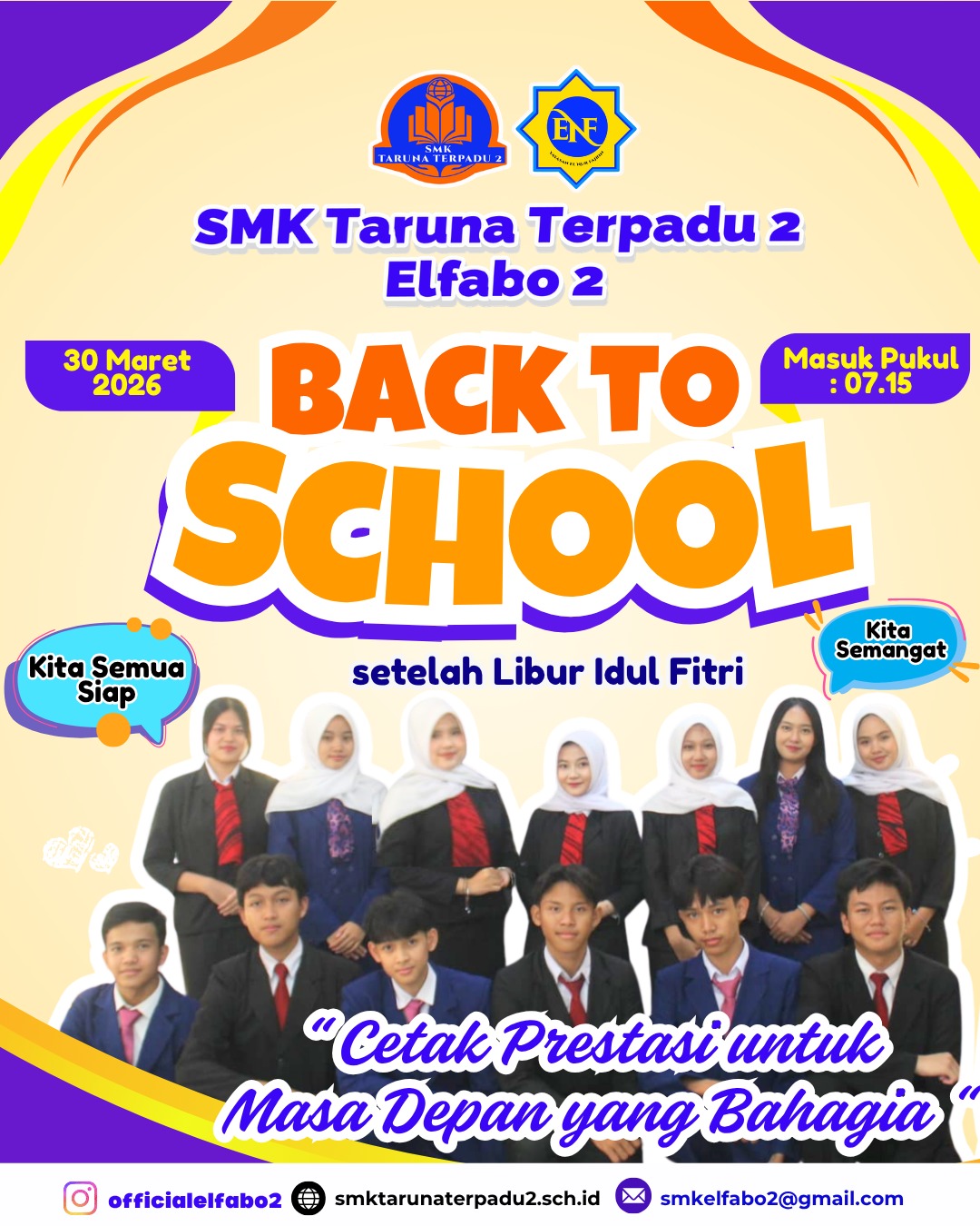 Kembali Ke Sekolah Setelah Libur Idul Fitri